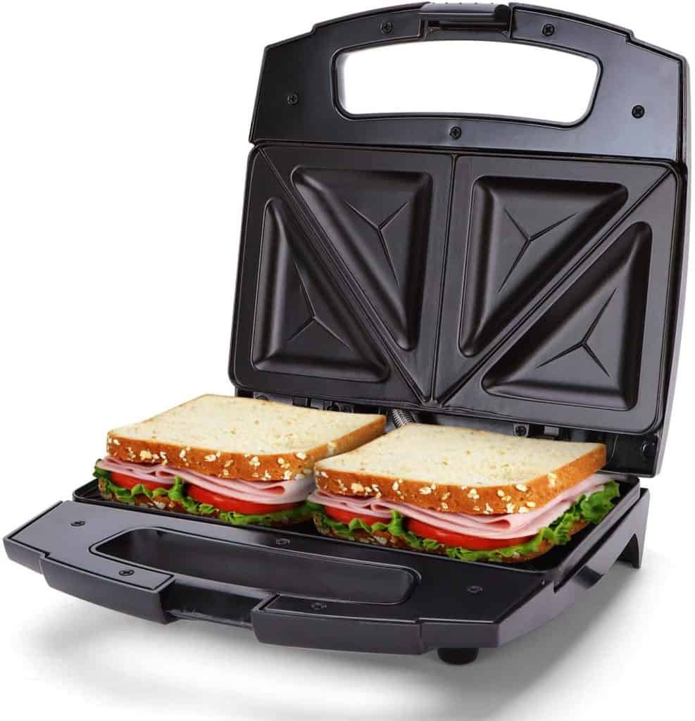 sandwichera con capacidad para 2 panes